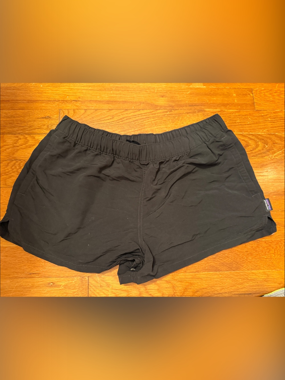 Patagonia Black Athletic Elastic-Waist Women's Shorts